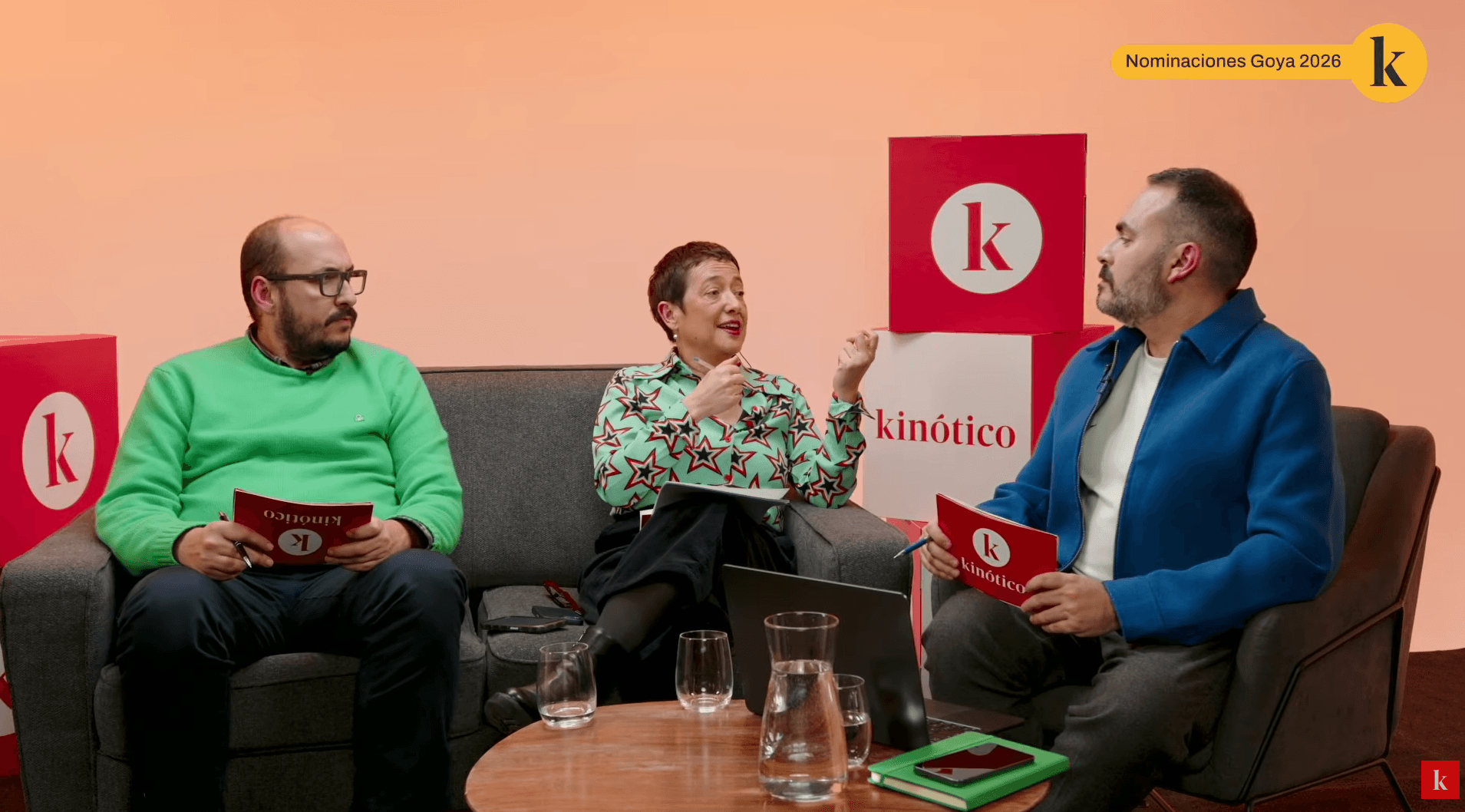 Imagen de la retransmisión en directo de las nominaciones a los Premios Goya 2026