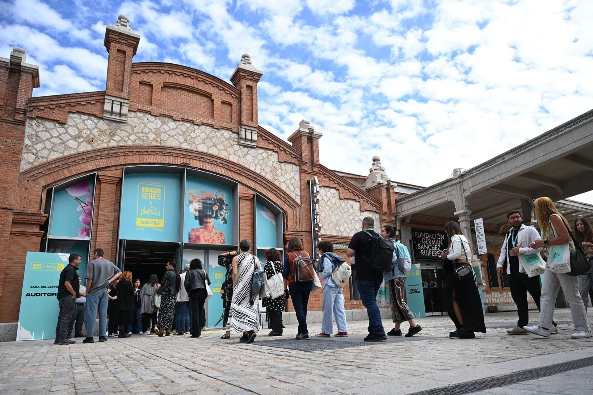 Imagen de la entrada del evento Iberseries & Platino Industria 2025 celebrada en Matadero Madrid