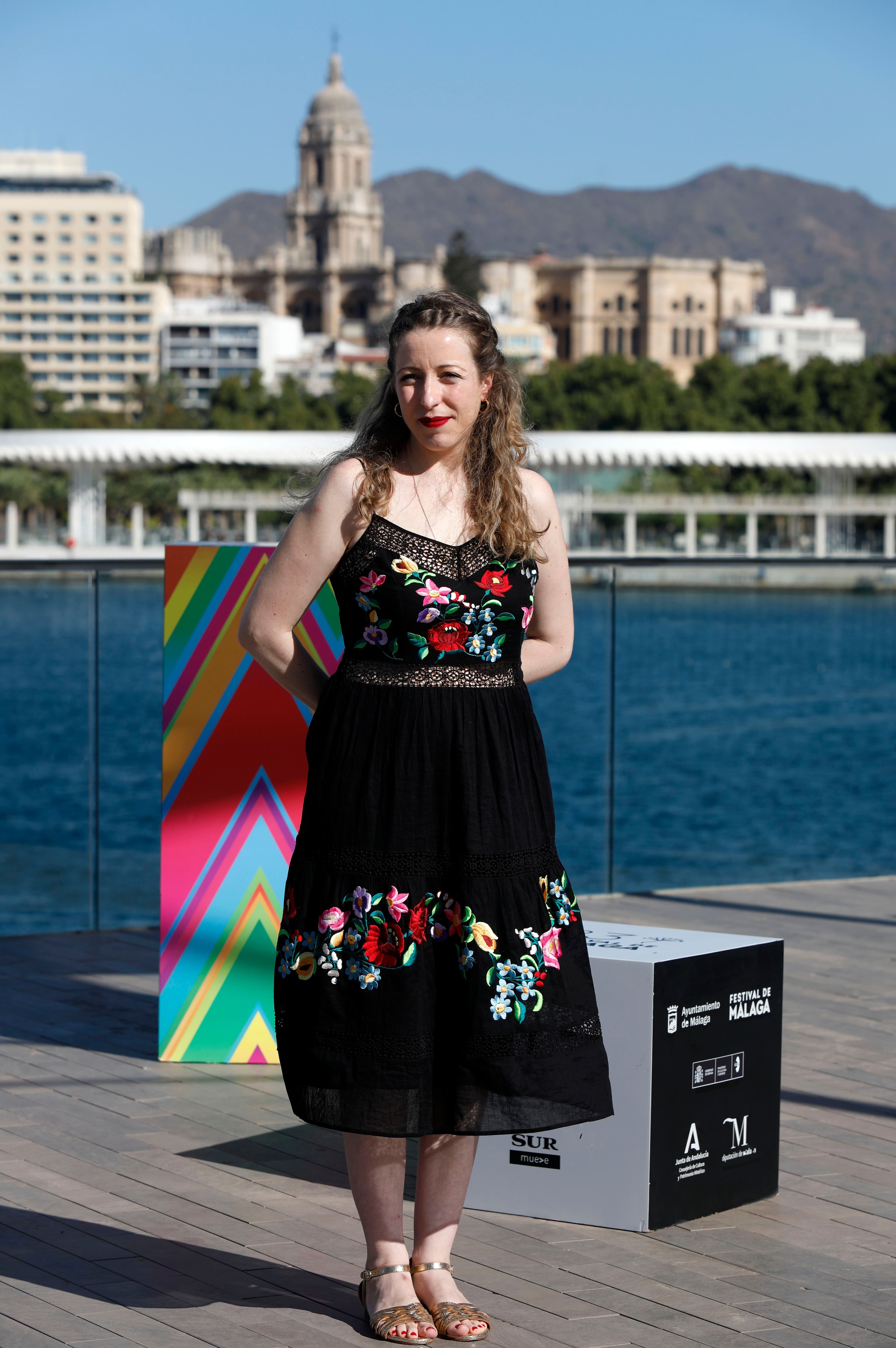 La directora Pilar Palomero posa en el photocall del Festival de Málaga