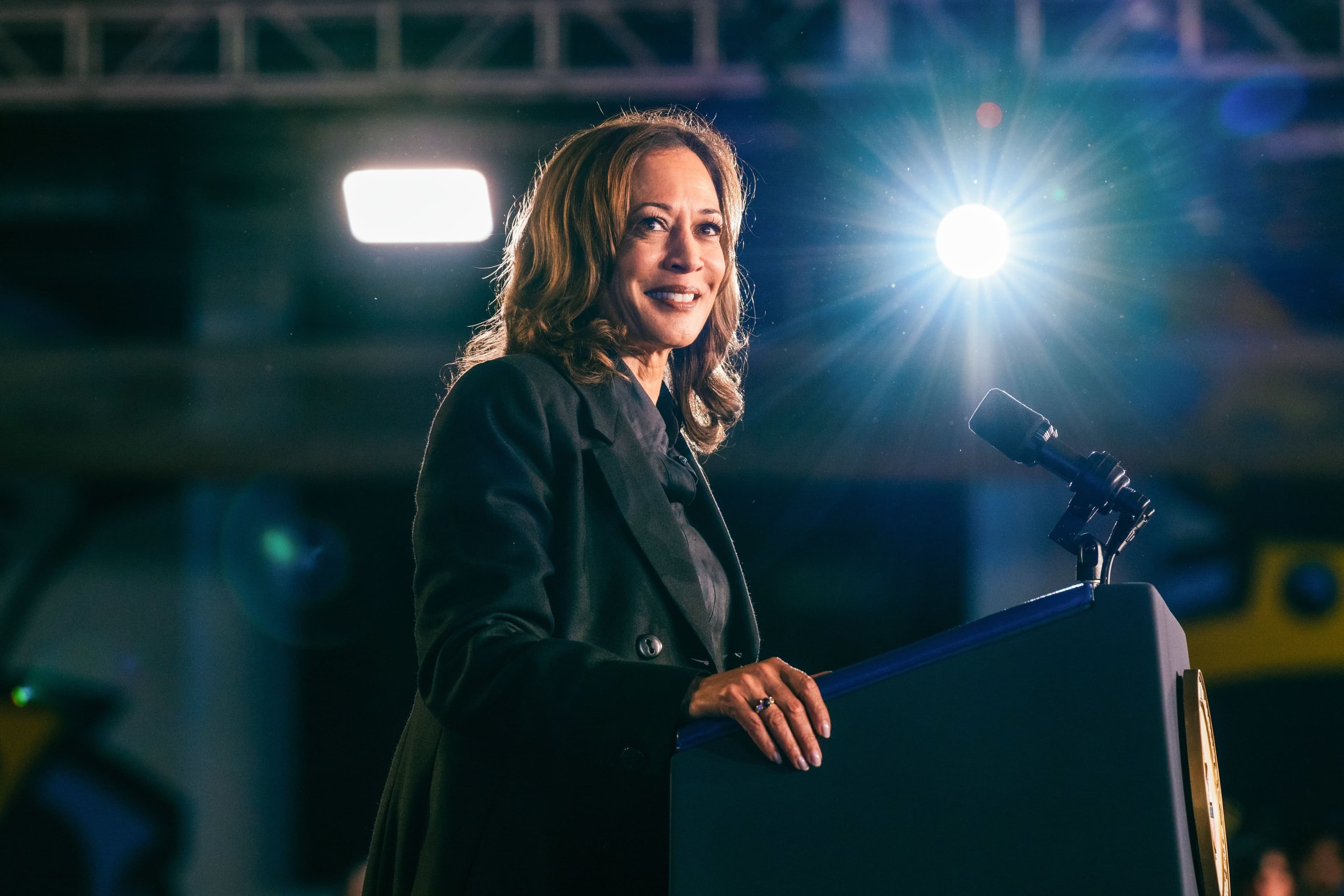 La candidata presidencial demócrata, Kamala Harris, cuenta con el apoyo del Hollywood más a la izquierda