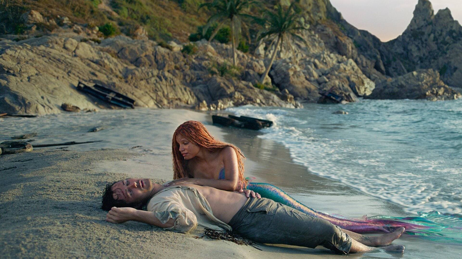Halle Bailey Jonah Hauer-King dan vida a los enamoradizos protagonistas de 'La Sirenita'