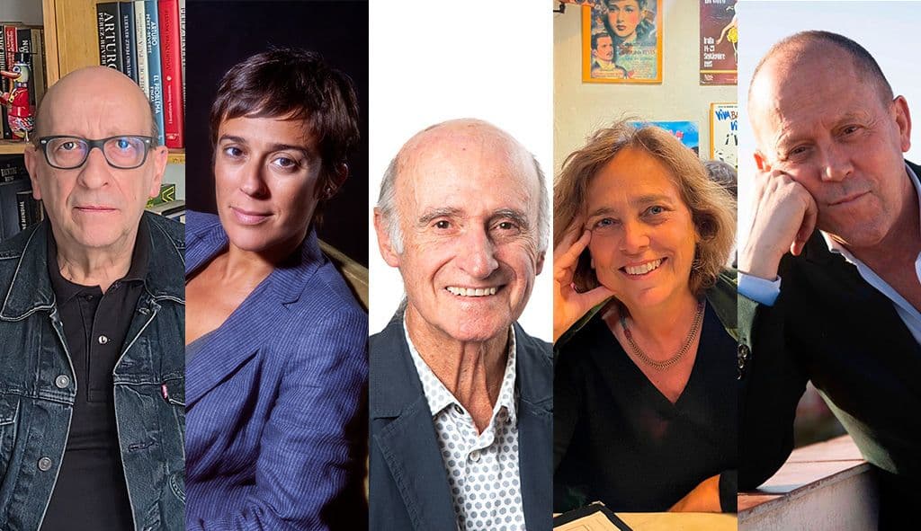 Manuel Carrión, Lucía Faraig, Rafael García, María José Martínez 'Majós' y Luis San Narciso