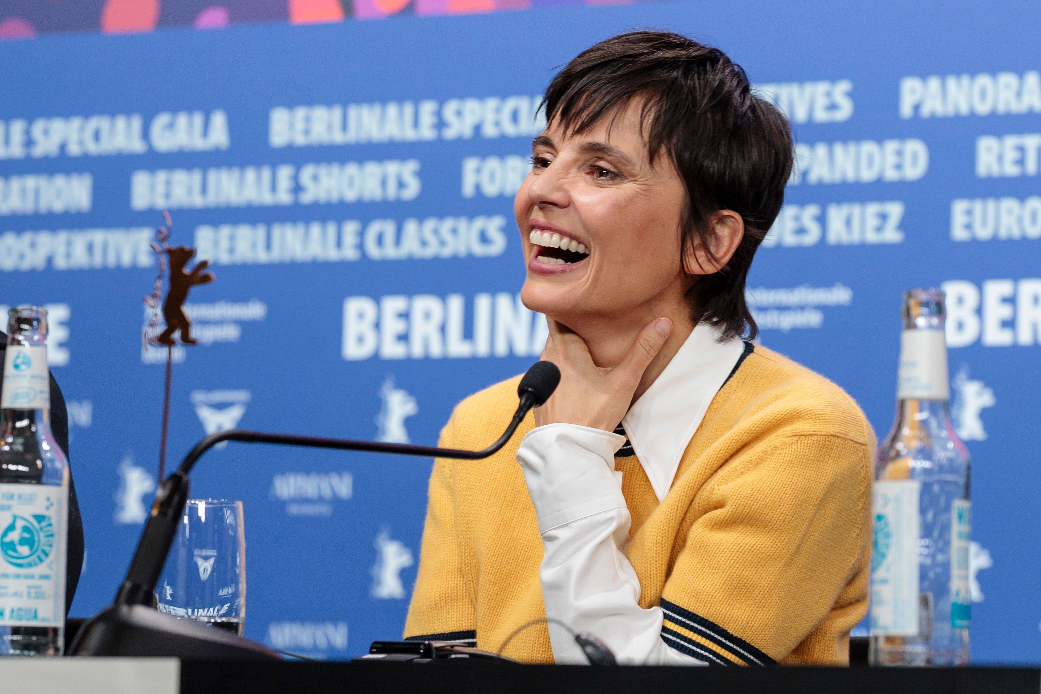 La actriz Elena Anaya, en la rueda de prensa de la película 'Rosebush Pruning', de Karim Aïnouz, en la Berlinale 2026