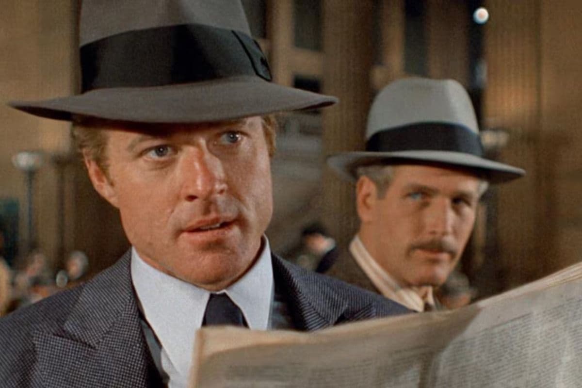 Robert Redford y Paul Newman en un fotograma de 'El golpe', de George Roy Hill