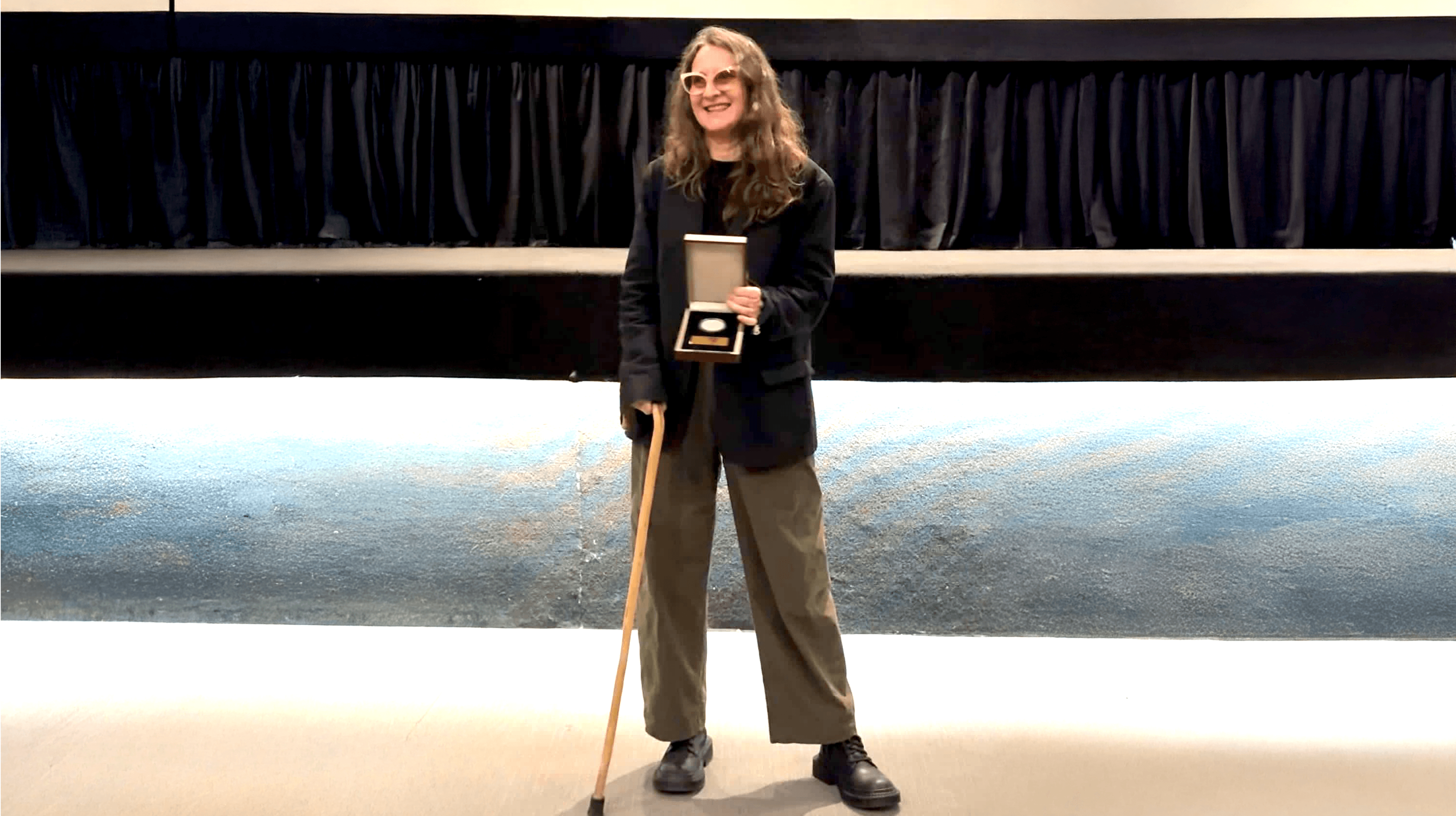 Lucrecia Martel recibe la Medalla de la Cineteca Nacional en la Ciudad de México en abril de 2026