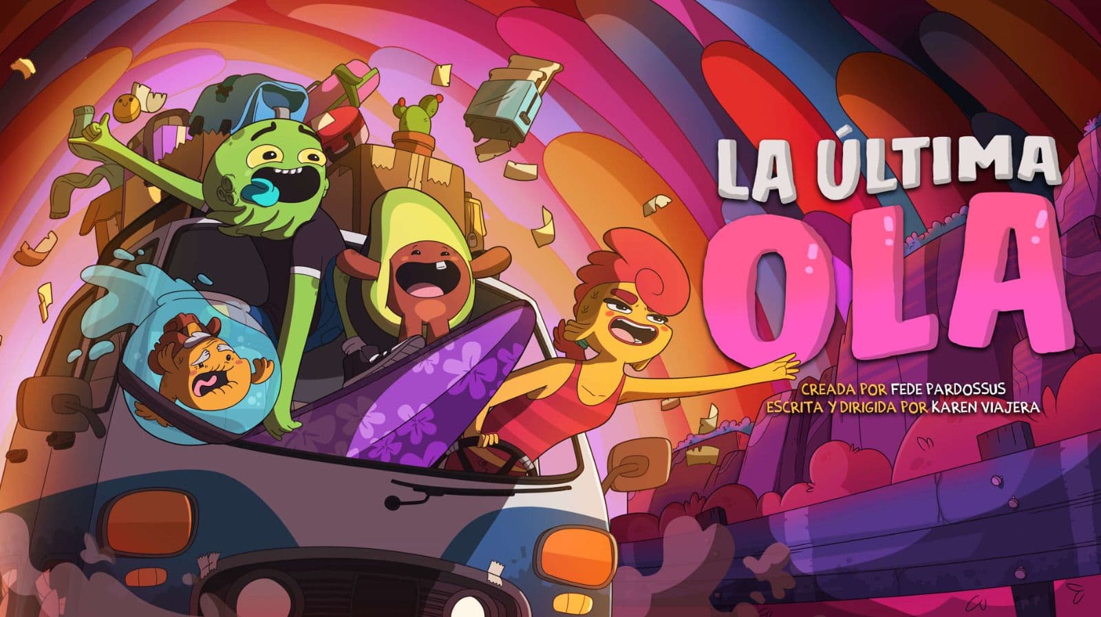 Arte promocional de la animación 'La última ola', de Karen Viajera