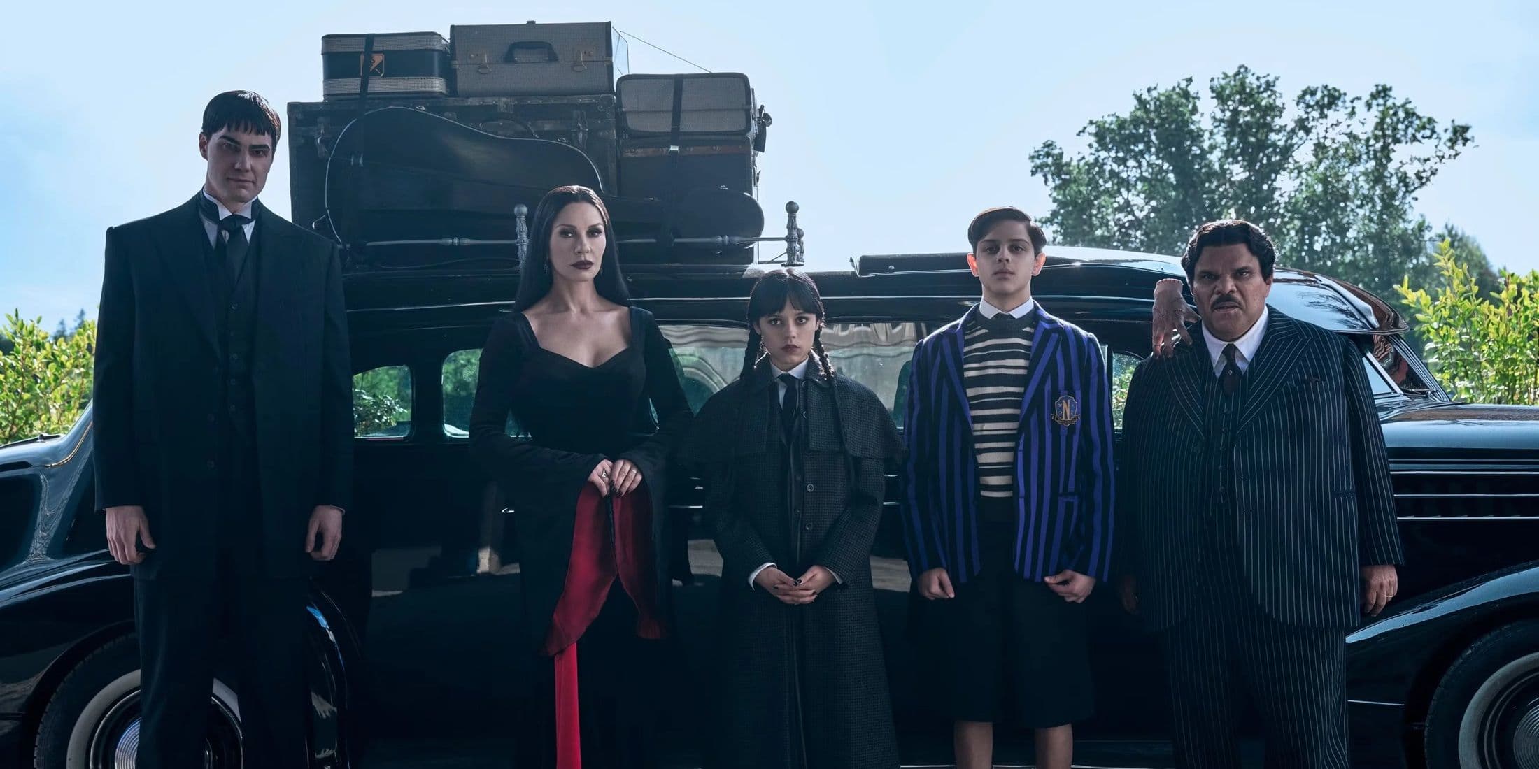 Imagen promocional de la segunda temporada de 'Miércoles', con Jenna Ortega