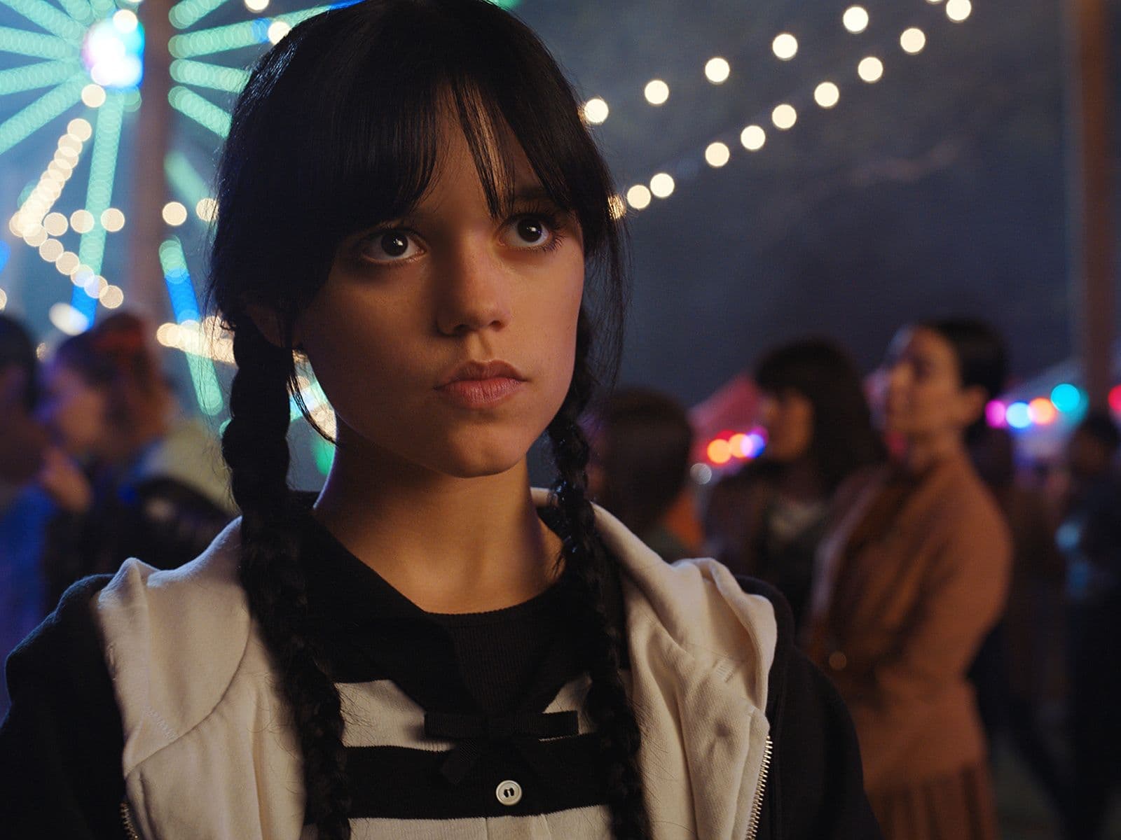 Jenna Ortega en la serie 'Miércoles'