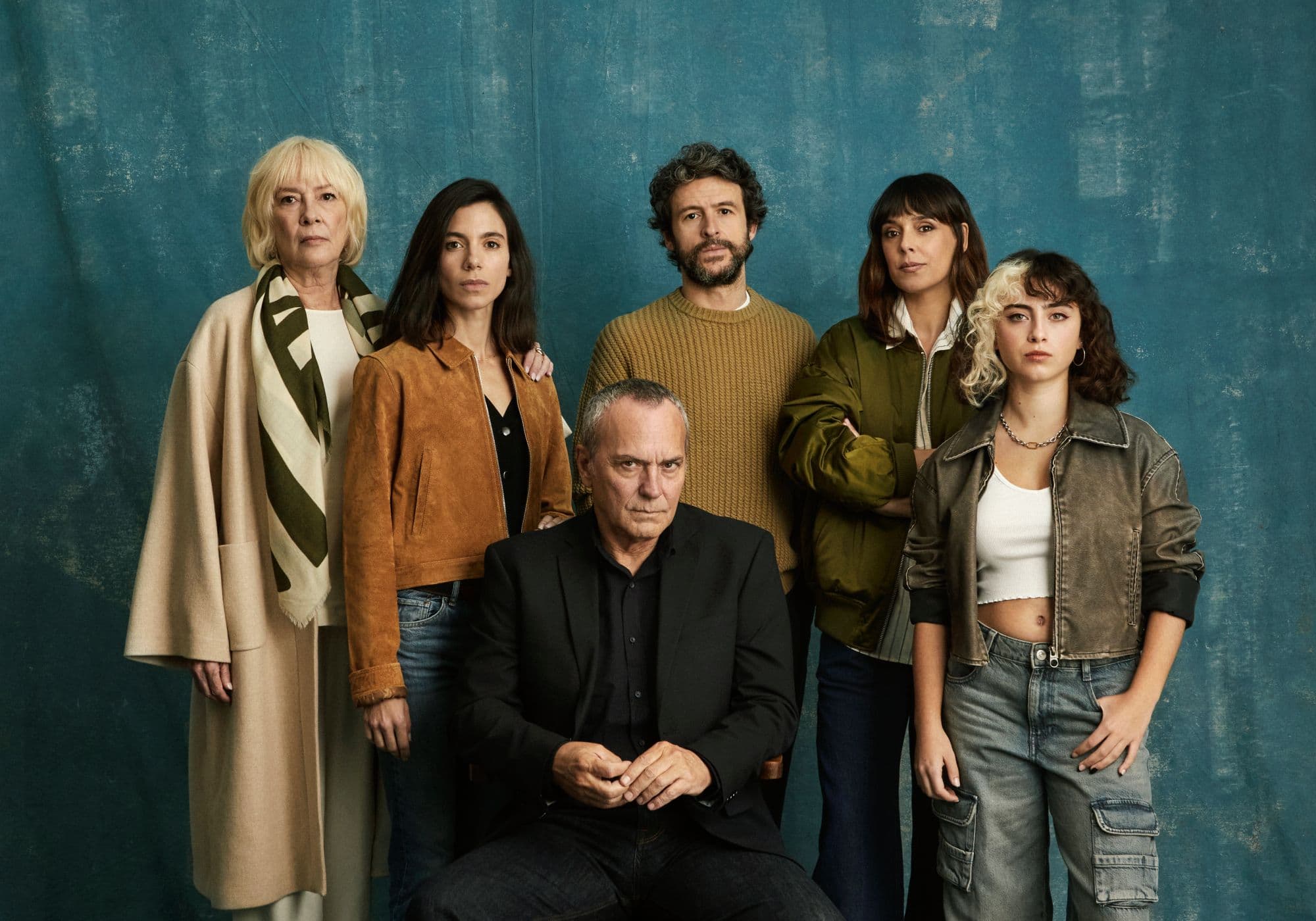Fotografia del anuncio de rodaje de la serie 'Legado', con Susi Sánchez, Belén Cuesta, Diego Martín y José Coronado a la cabeza del reparto