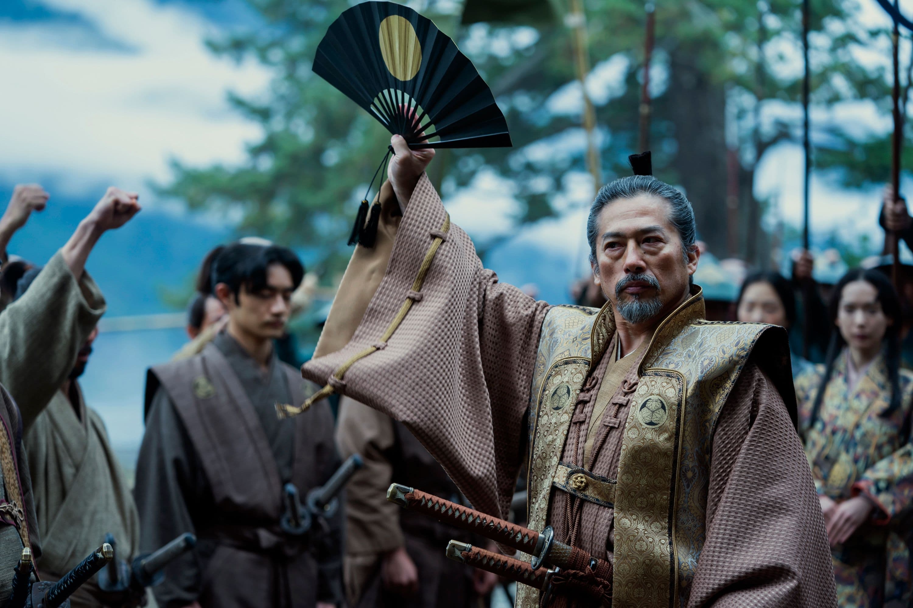 Hiroyuki Sanada, en un fotograma de la primera temporada de 'Shogun'