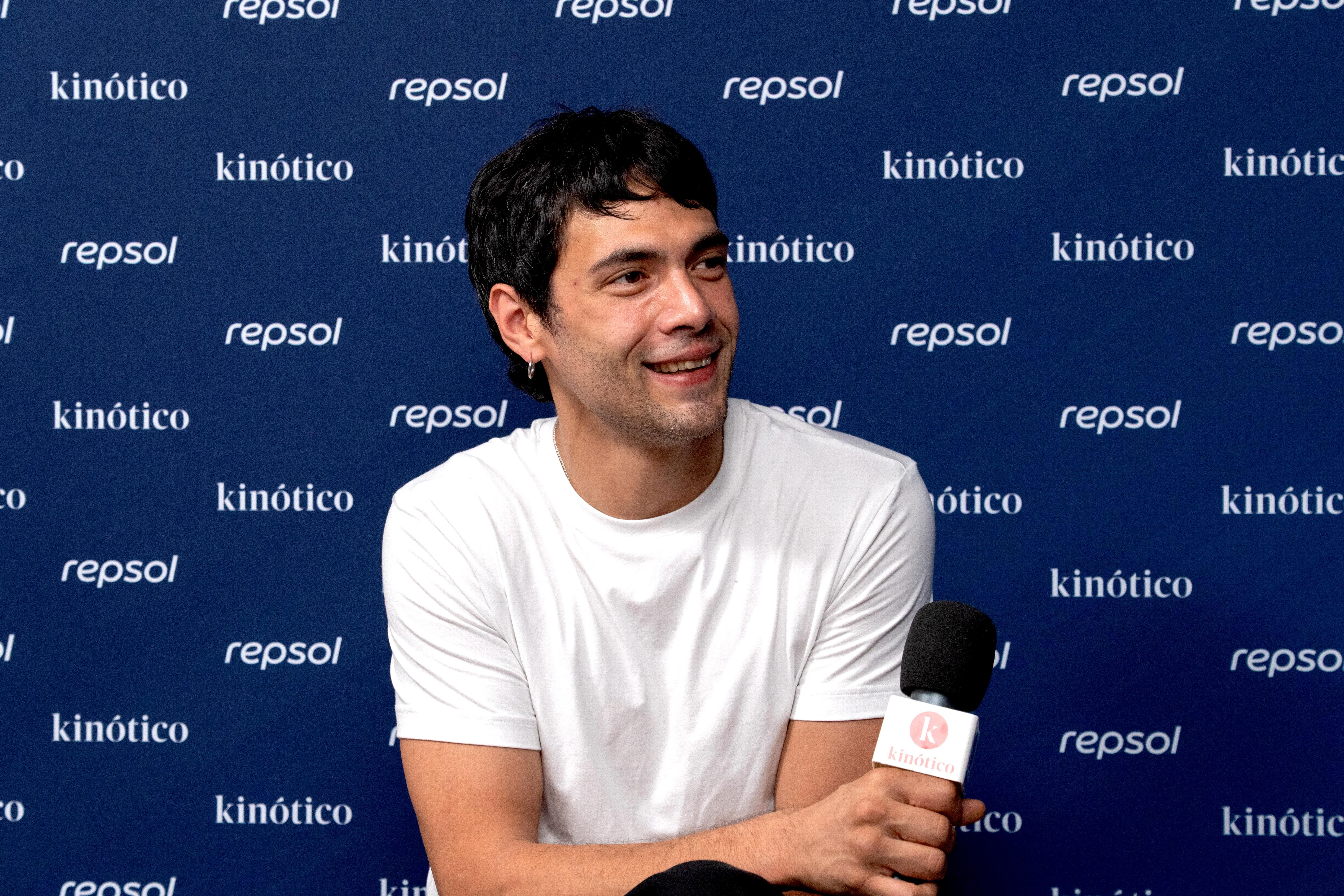 El actor mexicano Diego Calva en el set de Kinótico en San Sebastián en septiembre 2026