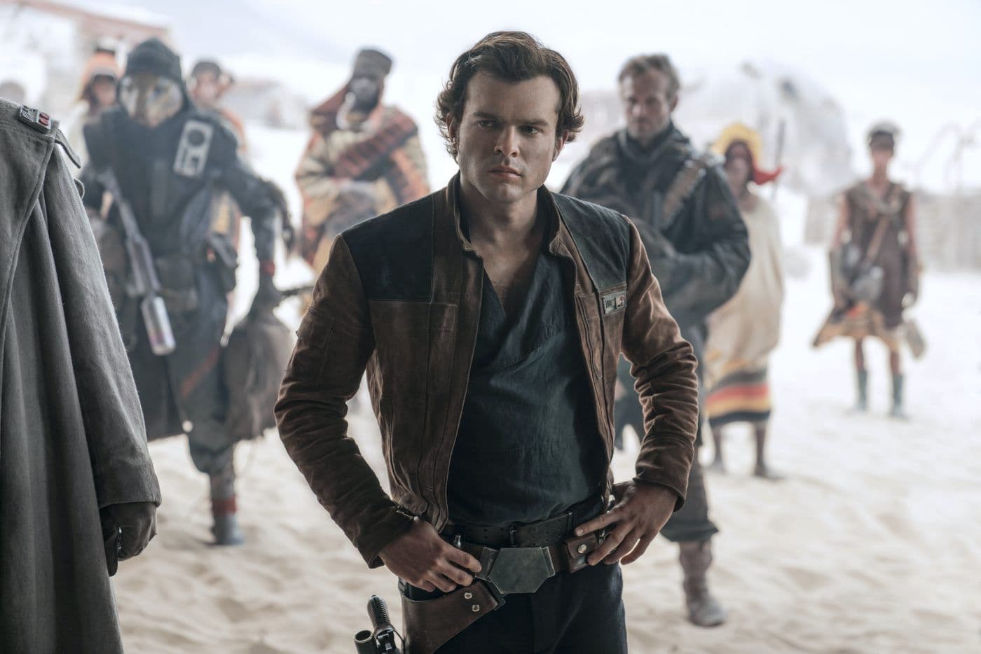 Fotograma de 'Han Solo: una historia de 'Star Wars' con Alden Ehrenreich como protagonista.
