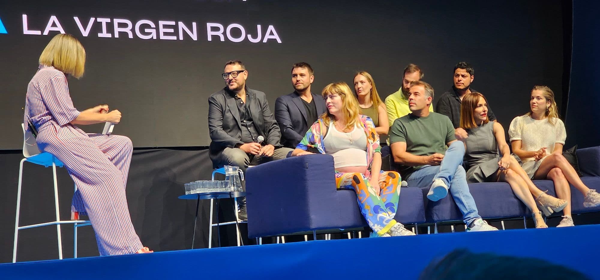 María José Rodríguez, Dani De la Torre, Carles Torrens, Núria Valls, Enrique Lojo, David Sainz, Ginesta Guindal, Hugo Stuven, Paula Ortiz y María Zamora en el Prime Video Presents de 2024