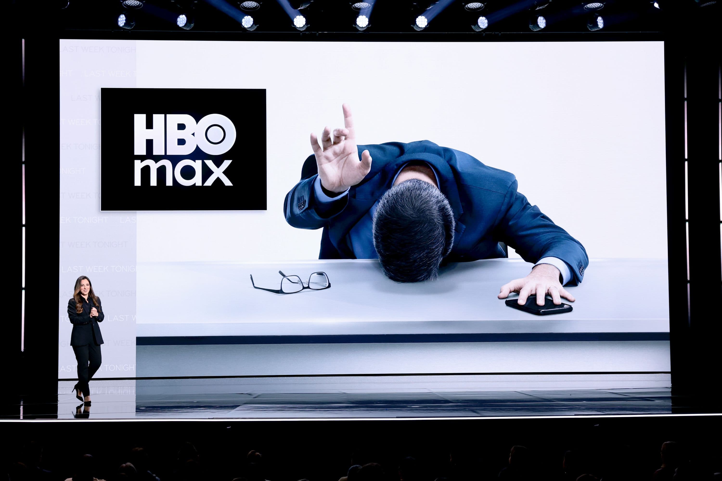 Shauna Spenley, directora de marketing de HBO Max, durante el 'upfront' 2025 de Warner Bros. Discovery