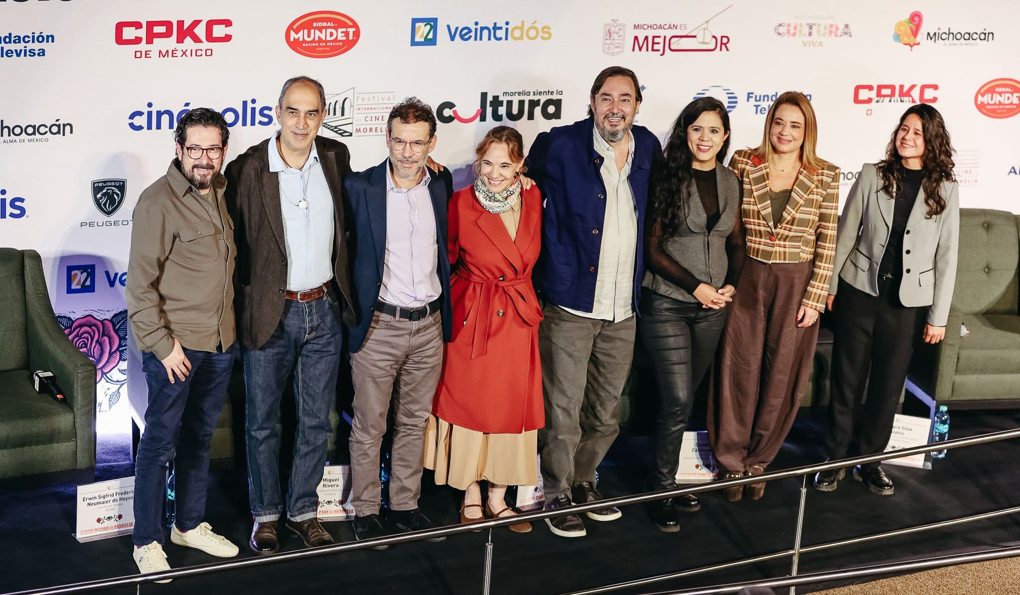 Representantes del festival, de cultura y de turismo durante la presentación del FICM 2026