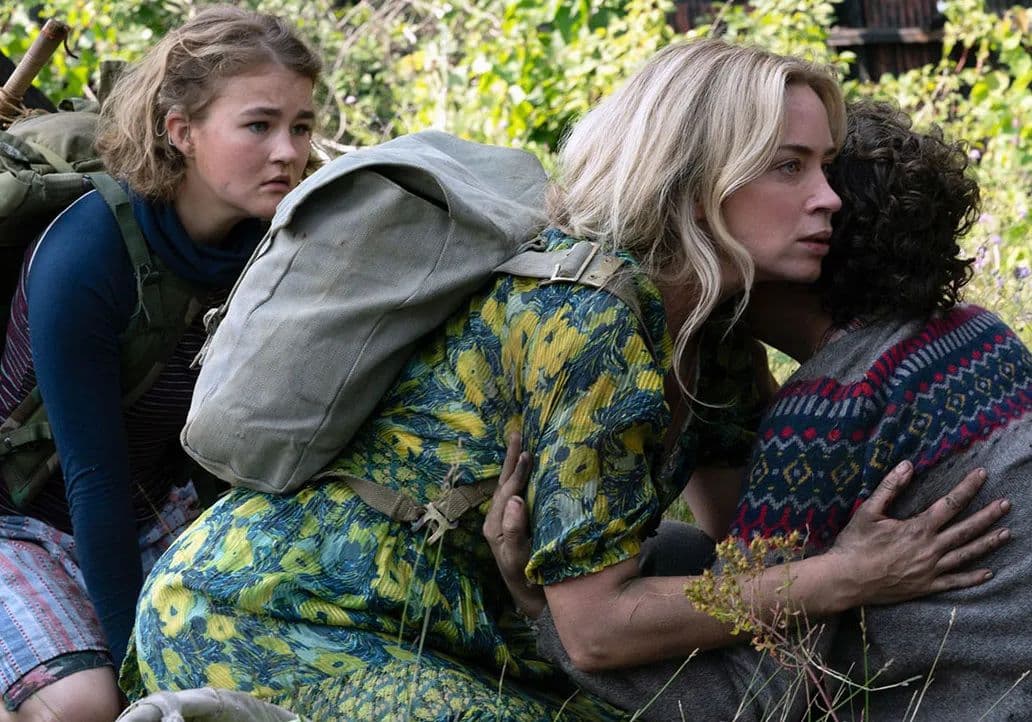 Fotograma de 'Un lugar tranquilo', con Emily Blunt, Millicent Simmonds y Noah Jupe