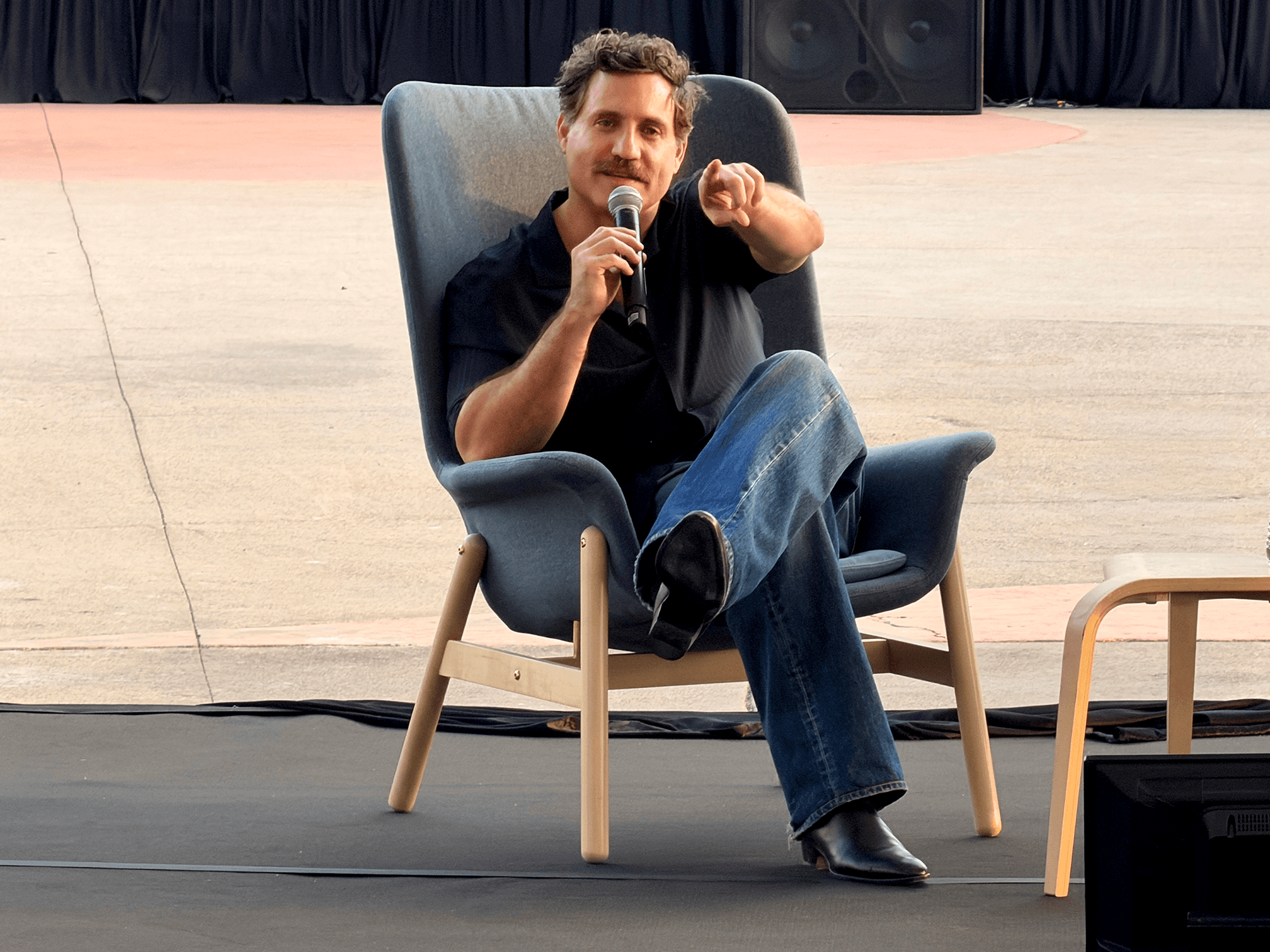 El actor Edgar Ramírez en la master class del Festival Internacional de Cine en Guadalajara, 18 de abril 2026