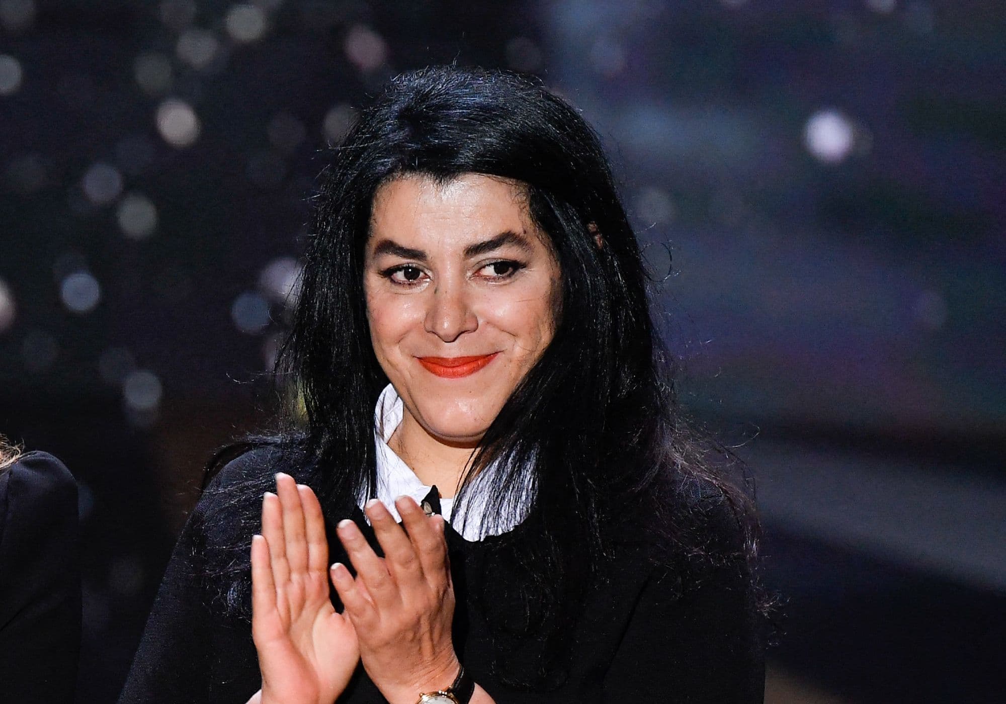 La artista y guionista Marjane Satrapi durante la edición 46 de los Premios Cesar