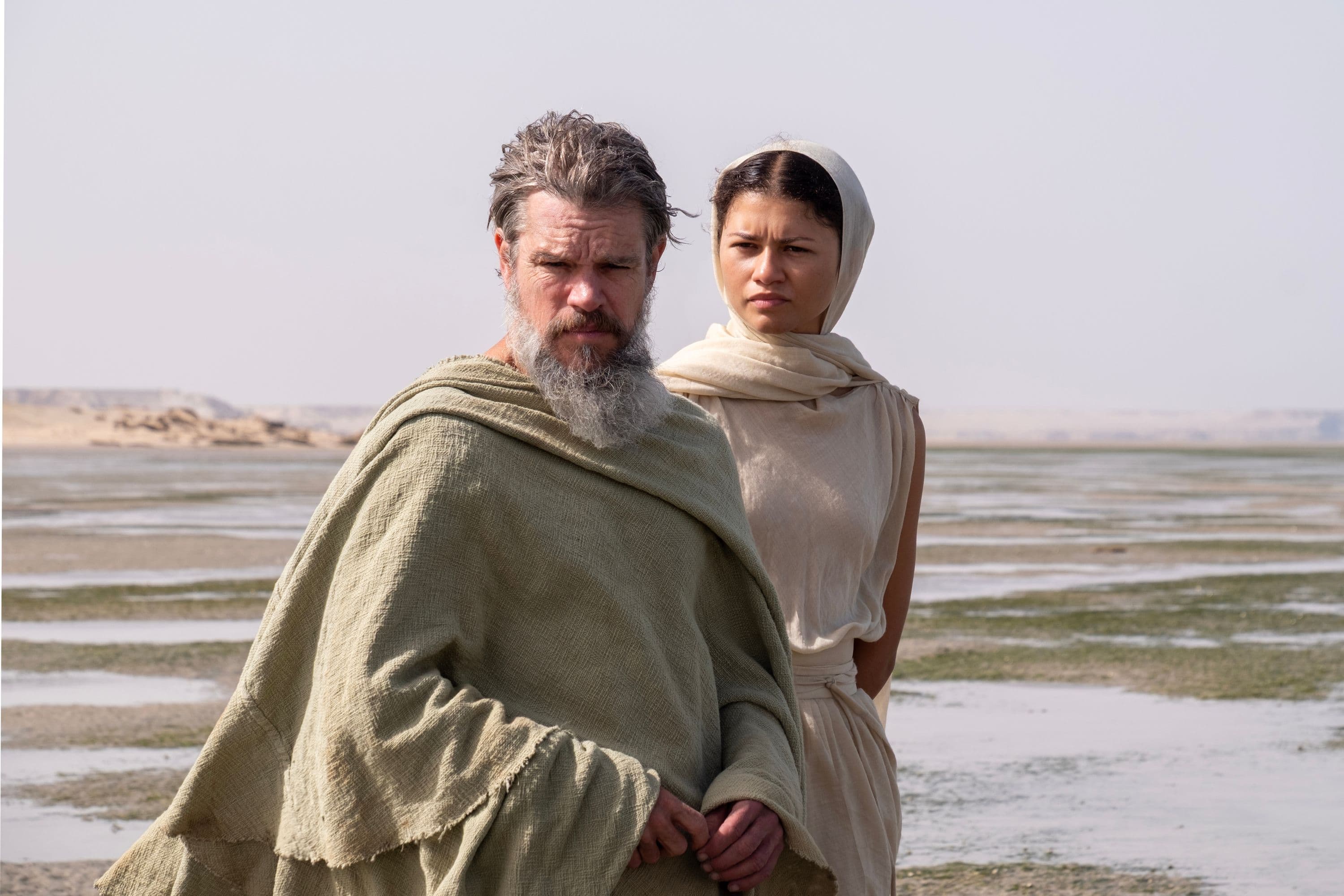 Los actores Matt Damon y Zendaya en un fotograma de 'La Odisea', de Christopher Nolan