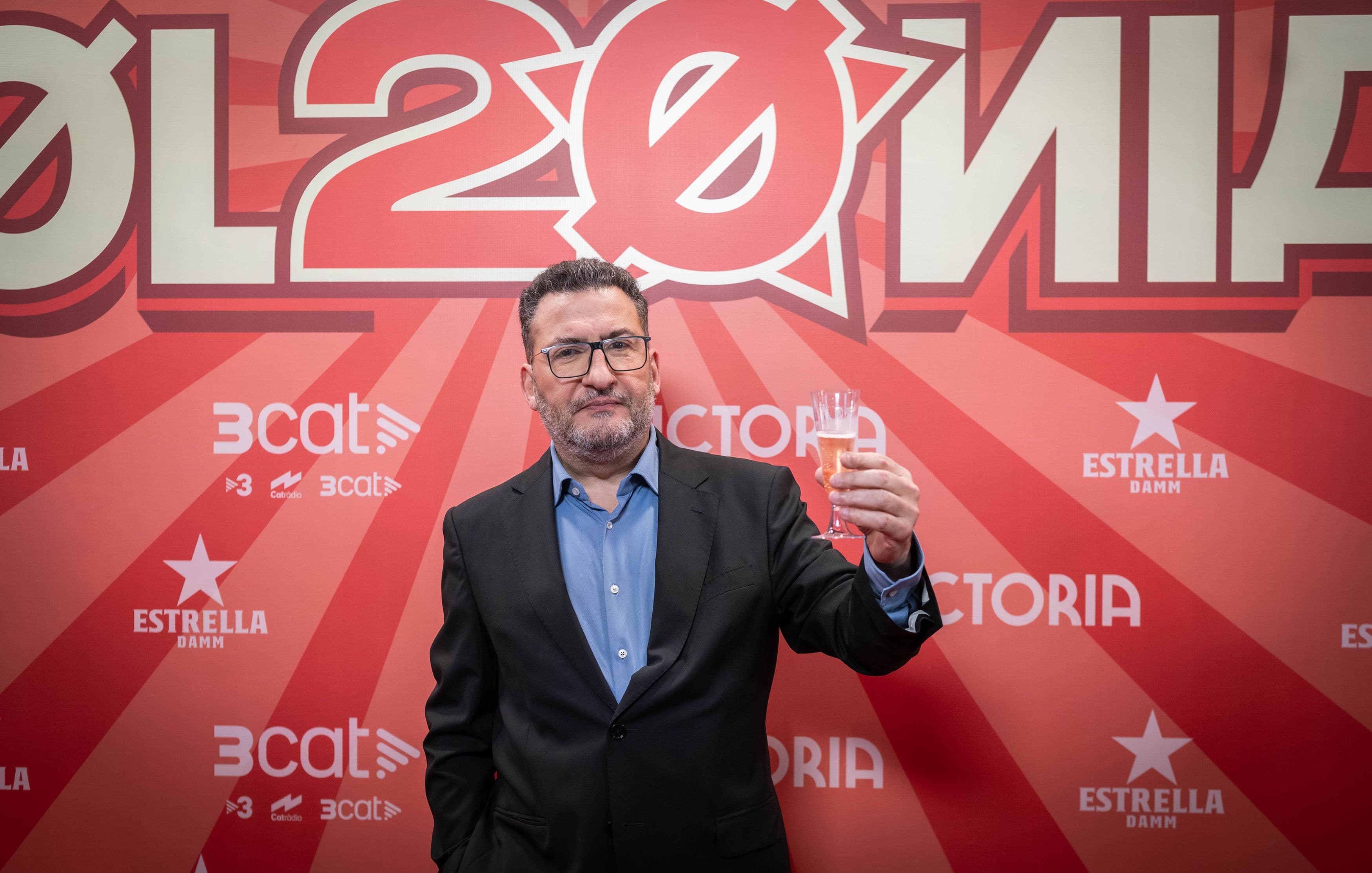 El guionista y productor Toni Soler, durante la celebración del 20 aniversario de Polònia