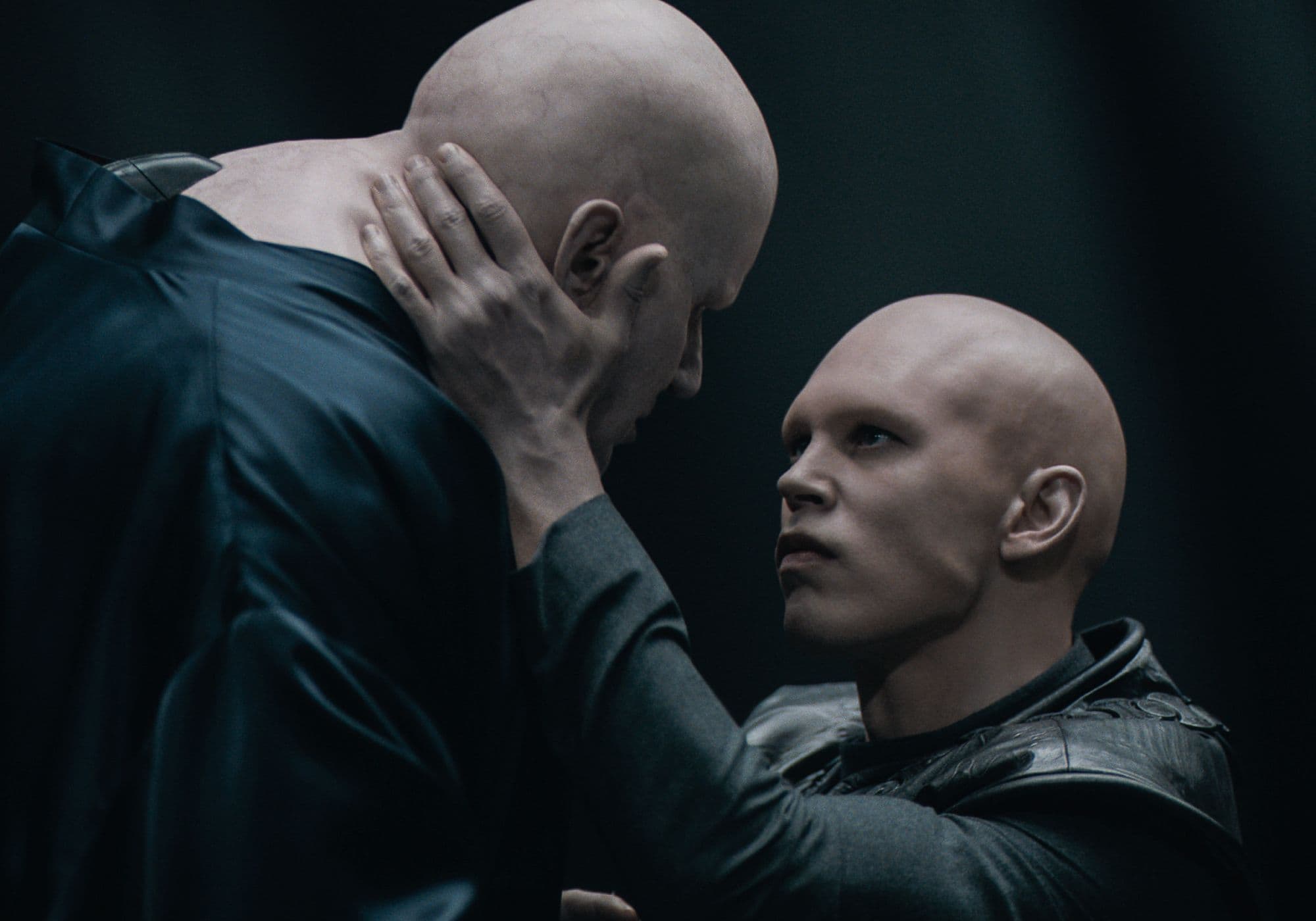 Fotografía promocional de la película 'Dune. Parte dos', Austin Butler y Stellan Skarsgård